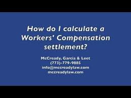 how do you calculate a workers compensation settlement