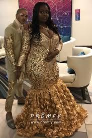Black And Gold Formal Dress Plus Size Gold Sequin And 3d Rose Long Sleeve Plus Size Dress Black Girl Prom Dresses African Prom Dresses Prom Girl Dresses