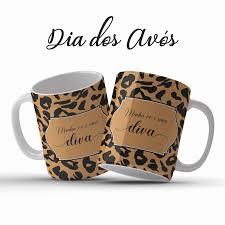 6 reais con 80 centavos r$ 6, 80. Caneca Dia Dos Avos Minha Avo E Uma Diva