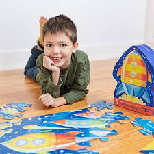 CROCODILE CREEK puzzle shaped 36PZ space race – Suit Beibi