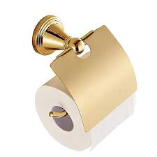 Casewind Pratique Porte Rouleau Papier Toilette Or Avec Rabat Style Moderne Distribut Accessoire Toilette Rouleau Papier Toilette Porte Rouleau Papier Toilette