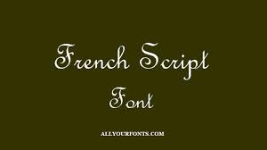 You're so much better than cambria. French Script Font Download All Your Fonts