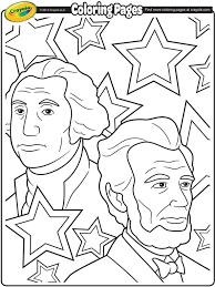 It's brilliance is how simple it is to do. George Washington And Abraham Lincoln Coloring Page Crayola Com