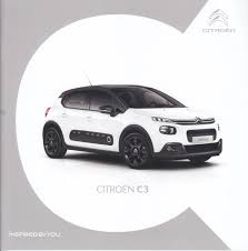 citroen c3 sales brochure 01 2018 citroen c3 citroen sales brochures