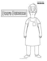 Bob's burgers coloring pages how to decorate a teen boy s room. Bobs Burgers Coloring Sheet Super Fun Coloring