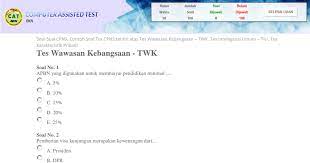 Soal Soal Cpns Contoh Soal Tes Cpns Tes Wawasan Kebangsaan Twk Pdf Google Drive