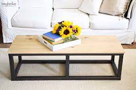 A coffee table makes a beautiful and functional piece of furniture for your home. Diy Industrial Coffee Table Honeybear Lane