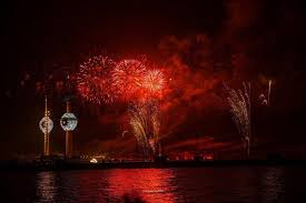 kuwaitnews كويت نيوز on instagram الكويت الألعاب النارية الجزء باحتفال كويت العطاء بمناسبة الاعياد الوطنية وافتتاح instagram posts instagram celestial