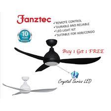 Our designs are made with led reactive dye sublimated acrylic to grab the light from your led/ rgb fans to make. Fanztec 48 Ceiling Fans With Crystal Led Lights Promotion Buy 1 Get 1 Free Shopee Singapore
