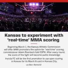 Kansas Athletic Commission Launches Revolutionary Real Time Scoring In Mma En 2020