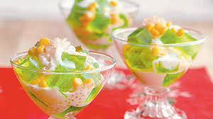 Corn And Buko Pandan Jewels Vegetable Salad Recipes Buko Pandan Recipe Yummy