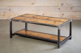 Get the best deals on steel coffee tables. Wooden Coffee Table With Metal Legs