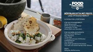 Die Foodtruckerin Rezept Fur Bio Buffelricotta An Pfannenbrot Und Barlauchpesto Welt In 2020 Pfannenbrot Portionen Ausgebackenes