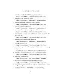 Maybe you would like to learn more about one of these? Tes Kepribadian Holland