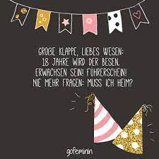 18 Geburtstag Die Besten Spruche Und Gluckwunsche Spruche Zum Geburtstag 18 Geburtstag Spruch Geburtstag Spruche Kurz