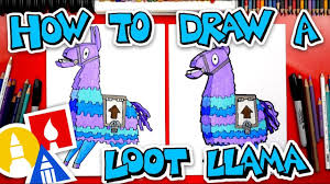 How To Draw The Loot Llama From Fortnite Art For Kids Hub Art For Kids Art Hub