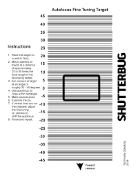 how to check correct your autofocus tips for fine tuning