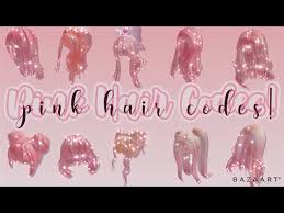 You can now search for specific hairstyles with this search function. Aesthetic Pink Hair Codes Roblox Bloxburg Ø¯ÛŒØ¯Ø¦Ùˆ Dideo