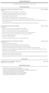 Software Quality Assurance Engineer Resume Sample Mintresume