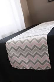 10x72 Pink Taupe And Gray Chevron Table Runner By Reneealandesigns 9 99 Baby Shower Table Decorations Baby Table Chevron Table Runners