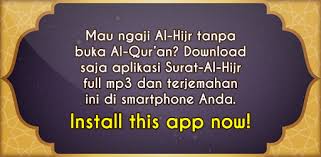Surah ini termasuk surah makkiyah, yaitu turun di mekkah sebelum rasulullah hijrah. Surat Al Hijr Mp3 Dan Terjemah Aplikasi Di Google Play