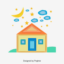 الكرتون الجميلة حلم لون بيت التصميم الإبداعي المادي جميل كرتون حالم Png صورة للتحميل مجانا Creative Design Design Creative