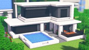 Tuto Grande Maison Moderne Facile A Faire Minecraft Youtube