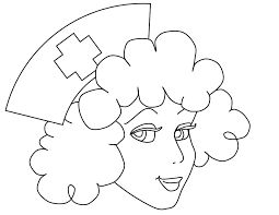 Nurse coloring pages for kids picture of navy nurse in armed forces day 2021 coloring4free. Nurse Face Coloring Page Free Printable Coloring Pages For Kids
