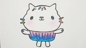 Cakey coloring page | gabby's dollhouse. How To Draw Cakey Cat Of Gabby S Dollhouse Easy Step By Step Tutorial For Kids Youtube