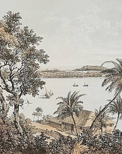 The present lot is a large-scale, hand-coloured panorama that offers a sweeping view of Bombay as seen from the Malabar Hill. ⁠ ⁠ Created during a period of growing British imperial and