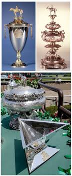 There are few american racing collectibles as important and evocative as this sterling silver. The Four Trophies Of The Usa Triple Crown 1 Kentucky Derby 2 Preakness Stakes 3 Belmont Stakes And 4 Triple Triple Crown Belmont Stakes Preakness Stakes