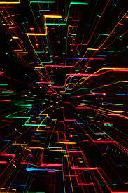 Long Exposure Of My Christmas Tree Spinning And Then I Zoomed In Vaporwave Wallpaper Neon Wallpaper Technology Wallpaper