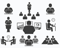 Business People Office Icons Conference Computer Work Illustration Affiliate Office Icons Business People Office Icon Business People Work Icon