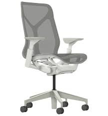 Its sophisticated ergonomic design instantly responds to your body, movement, and posture to provide. In Stock Herman Miller Cosm Mid Back Chair Mineral And White Height Adjustable Arms Office Chairs Uk
