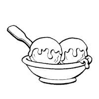 Some tips for printing these coloring pages: 2 Scoop Ice Cream Sundae Coloring Pages Surfnetkids
