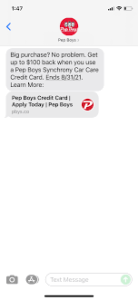 You have the full right to choose the one that is most easier and beneficial for you. Pep Boys Text Marketing Examples Sms Archives