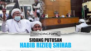 Habib rizieq mengajukan gugatan karena menilai penangkapan dan penahanan yang dilakukan polda metro jaya terhadap dirinya terkait kasus kerumunan di. Sidang Putusan Habib Rizieq Shihab Terbukti Bersalah Dalam Kasus Kerumunan Megamendung Fajar