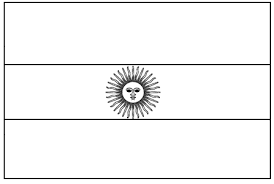 Dibujo color niños y bandera argentina. Pintamos Banderas Argentinas Para El 20 De Junio Imagenes Del Creador De La Bandera Manuel Belgrano Colorear Imagenes