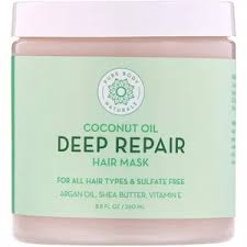 pure body naturals ココナッツオイル ディープリペア髪マスク 260ml hair repair mask hair mask hair repair