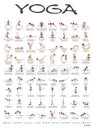 Set Of 2 Posters A2 Printable Yoga Poster And A2 Surya Namaskar Sun Salutation Educational Poster Sanskrit With English Translation Hatha Yoga Asanas Hatha Yoga Poses Yoga Asanas