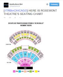 Bts In Chicago Trbinchicago Rosemont Theatres Seating