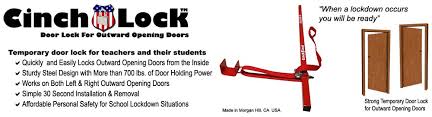 Check spelling or type a new query. Cinchlock Barricade Door Locks For Outward Swinging Doors