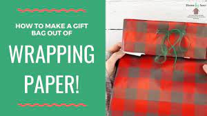 Making gift bags is the perfect way to gift things easily and on a tight budget! How To Make A Gift Bag Out Of Wrapping Paper Youtube