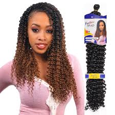 | free shipping on many items! Amazon Com Synthetic Hair Braids Freetress Water Wave Bulk 22 4 Pack 1b Beauty