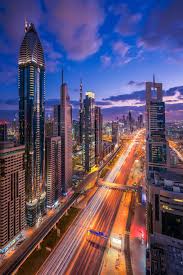 Night Time Dubai Looks Like It Came Straight From A Sci Fi Movie Dubai City Dubai Travel Dubai
