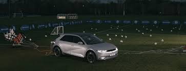 Turn notifications on and you'll never miss a video again!music: Hyundai Ioniq 5 Electric Car Takes Part In Chelsea Football Club Training Session With A Difference