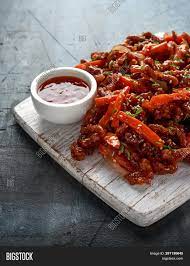 Quick and delicious recipe for the chinese takeaway classic crispy shredded chilli beef. Crispy Shredded Beef Image Photo Free Trial Bigstock