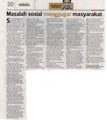 » keratan akhbar » budaya ikut trend punca masalah sosial. Masalah Sosial Menggugat Masyarakat Universiti Putra Malaysia