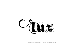 Next luxury / style, tattoos; Luz Name Tattoo Designs
