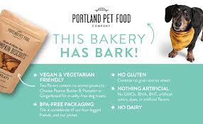 I've recently made an effort to do as much of my shopping locally as i can; Amazon Com Crafted By Humans Loved By Dogs Portland Pet Food Company Grain Free Gluten Free Biscuit Dog Treats 1 Pack 5 Oz Pumpkin Flavor All Natural Human Grade Made In The Usa